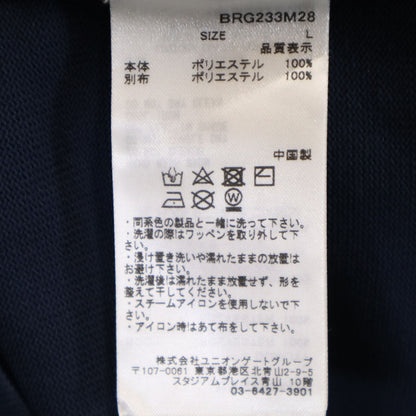 BRIEFING Knit Zip Hoodie Navy Size L