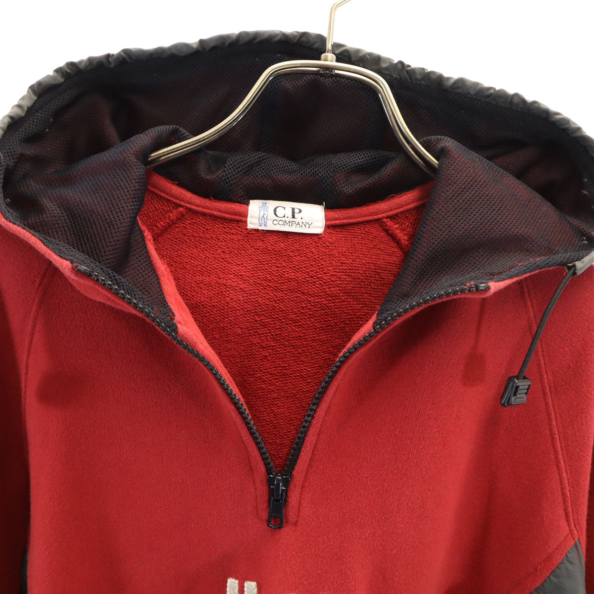 C.P.Company 90s Half-Zip Hoodie Red Size 170-18