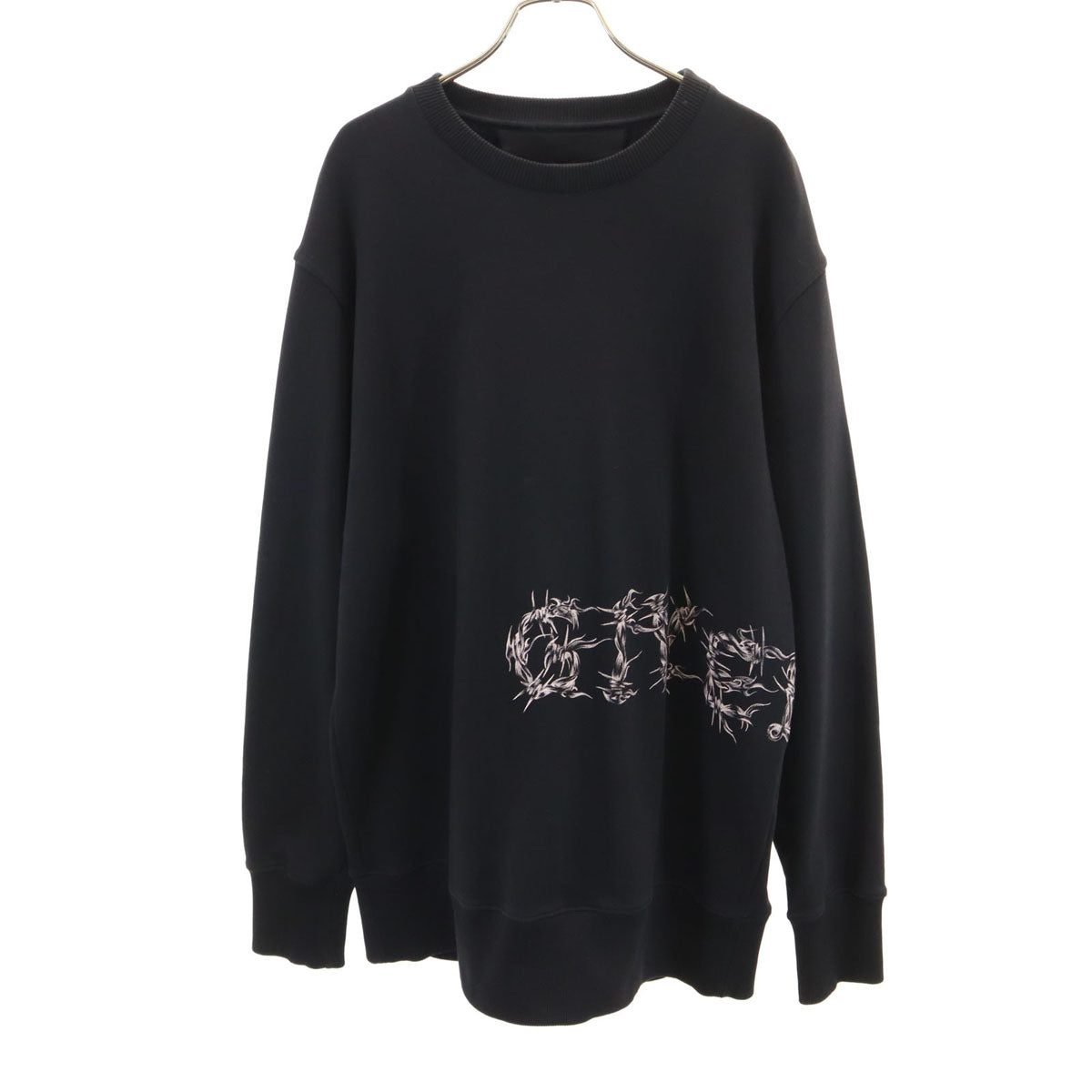 GIVENCHY Portugal Made Black Sweatshirt Size S