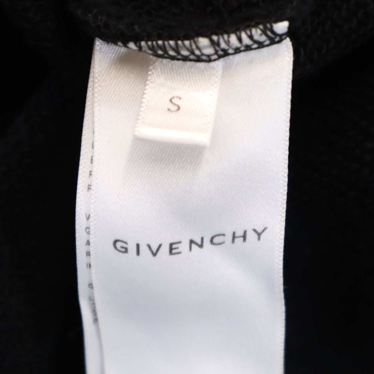 GIVENCHY Portugal Made Black Sweatshirt Size S