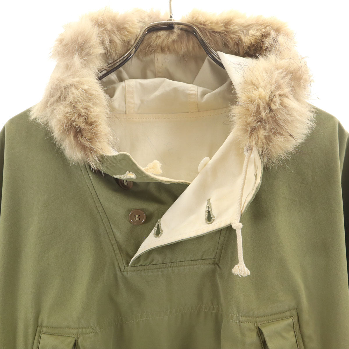 US ARMY 40s M-43 Reversible Alpine Hoodie Green Size M