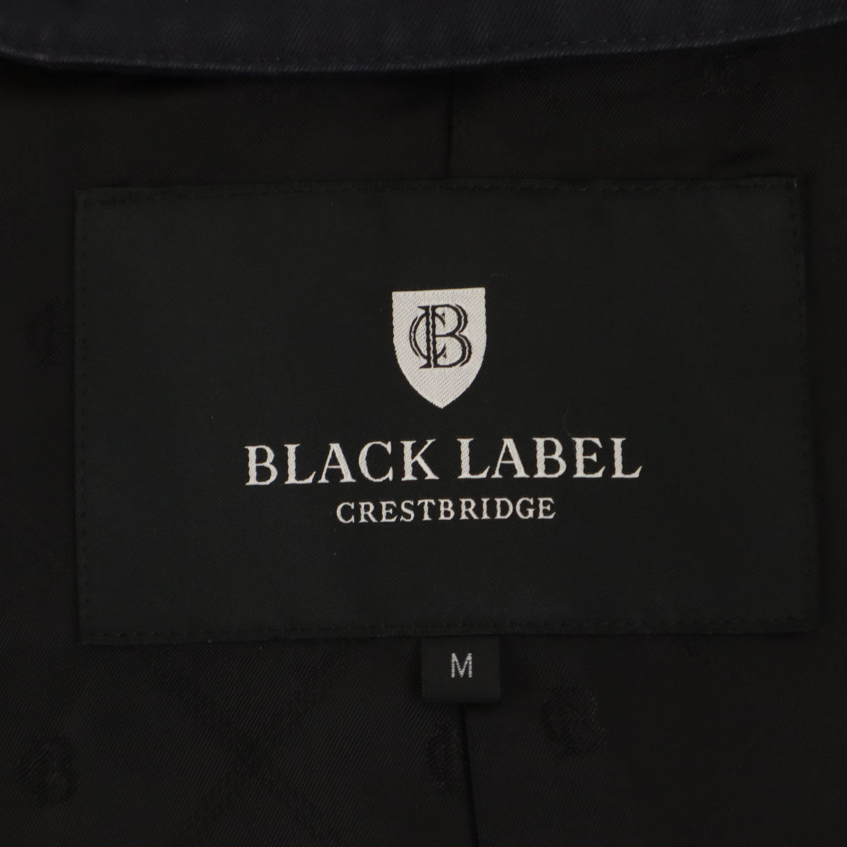 BLACK LABEL CRESTBRIDGE Navy Trench Coat Size M