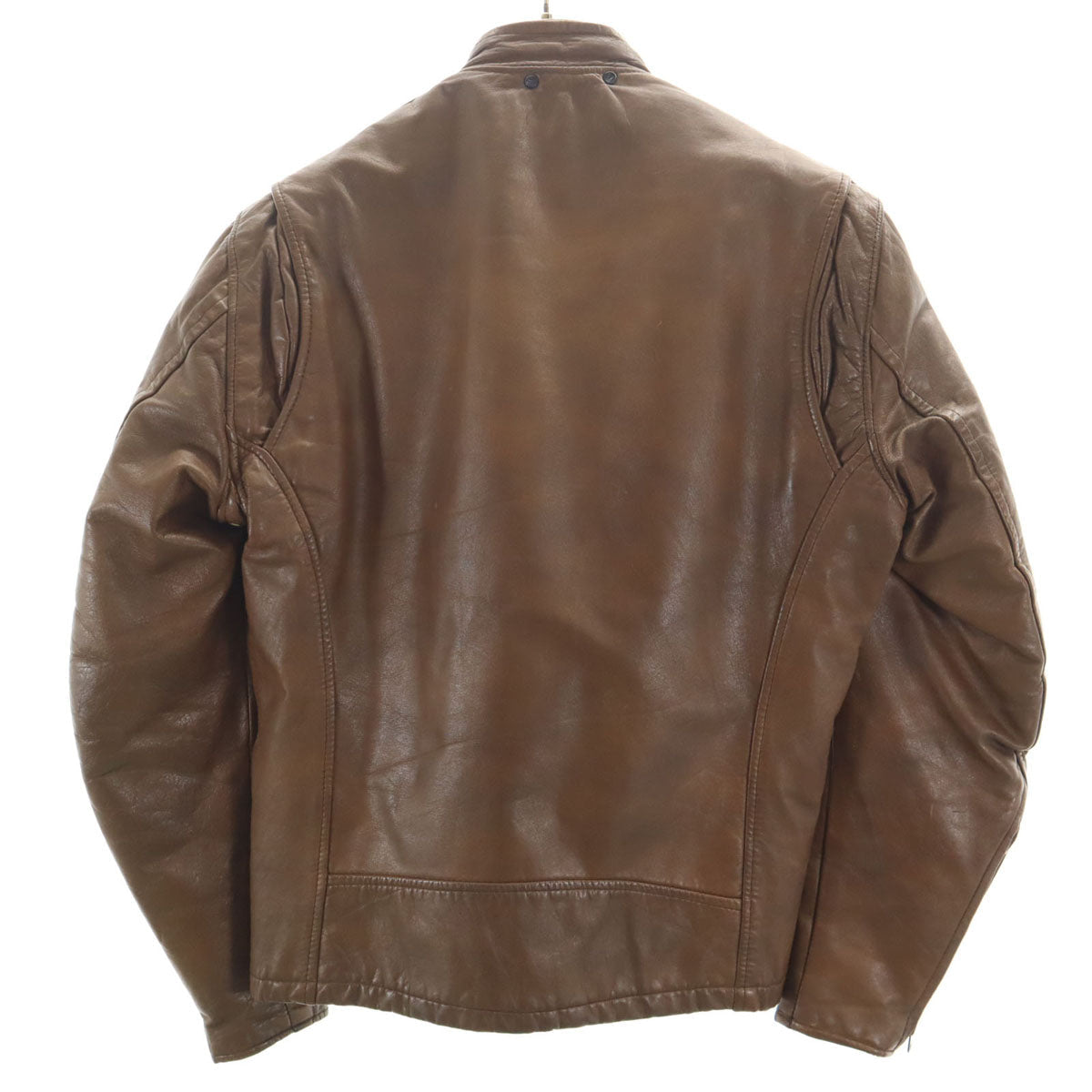 THIS GENUINE LEATHER GARMENT 60s 70s Jacket Brown