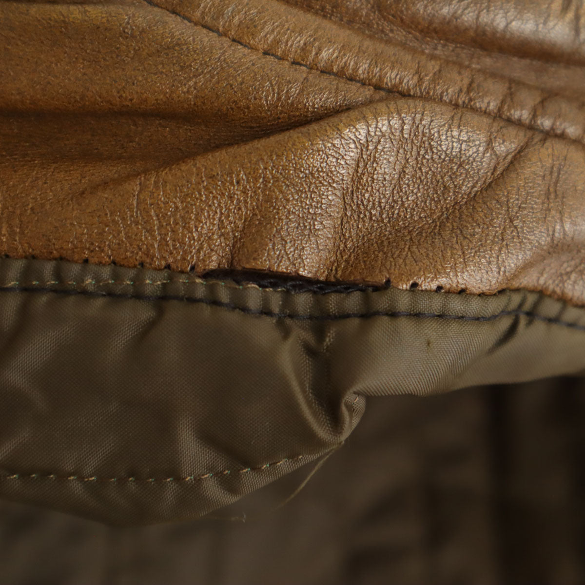 THIS GENUINE LEATHER GARMENT 60s 70s Jacket Brown
