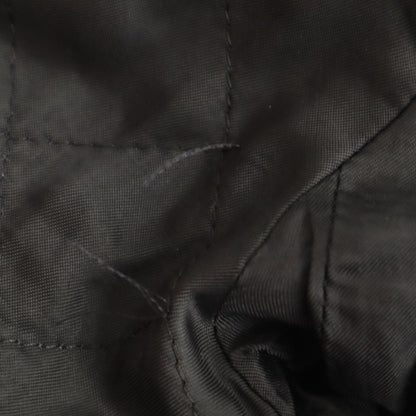 BURBERRY BRIT Lamb Leather Double Jacket Black Size 38