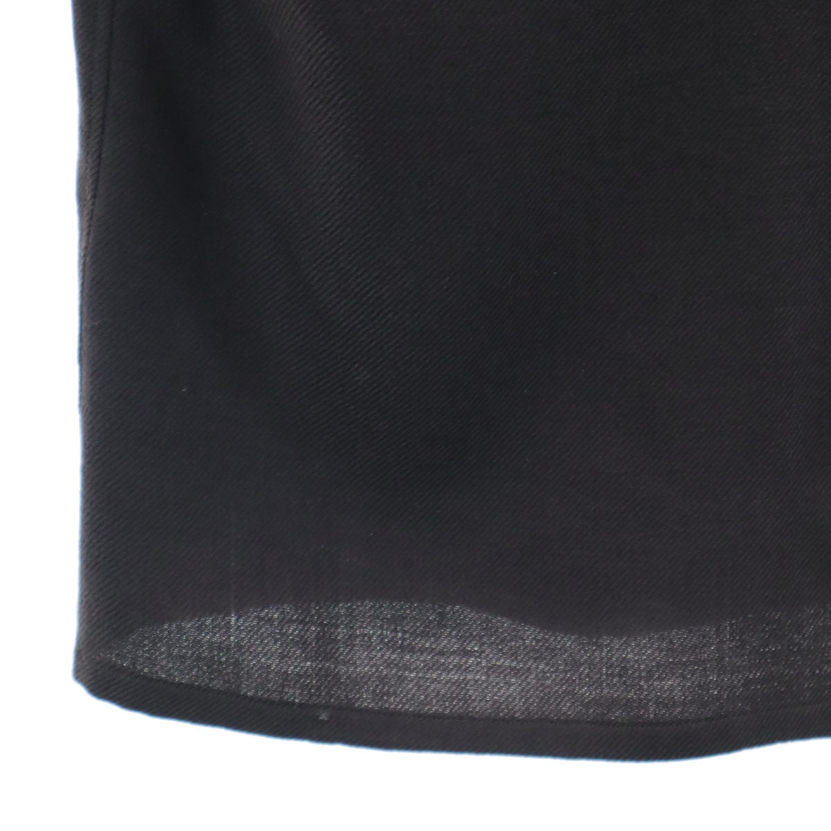HERMES French Wool Long Sleeve Shirt Brown Size 42