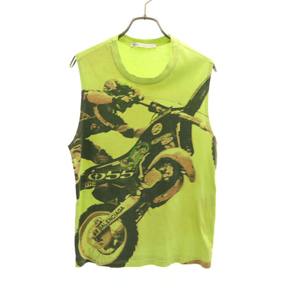 BALENCIAGA French Tank Top Green Size XS