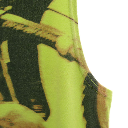 BALENCIAGA French Tank Top Green Size XS