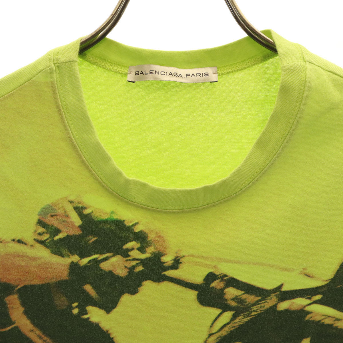 BALENCIAGA French Tank Top Green Size XS