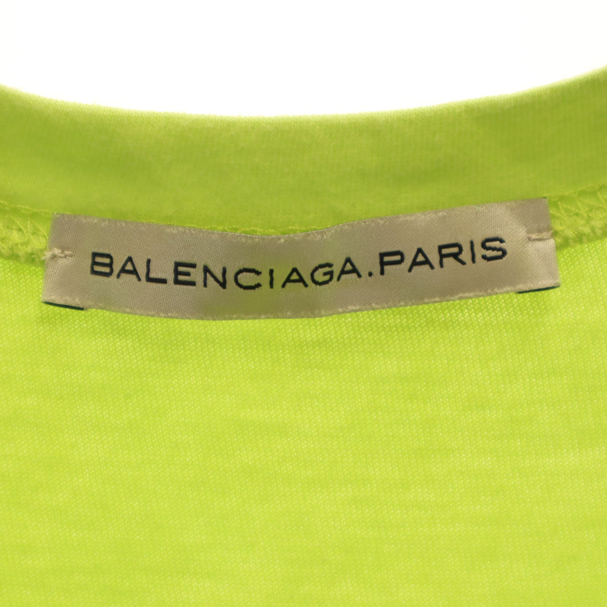 BALENCIAGA French Tank Top Green Size XS