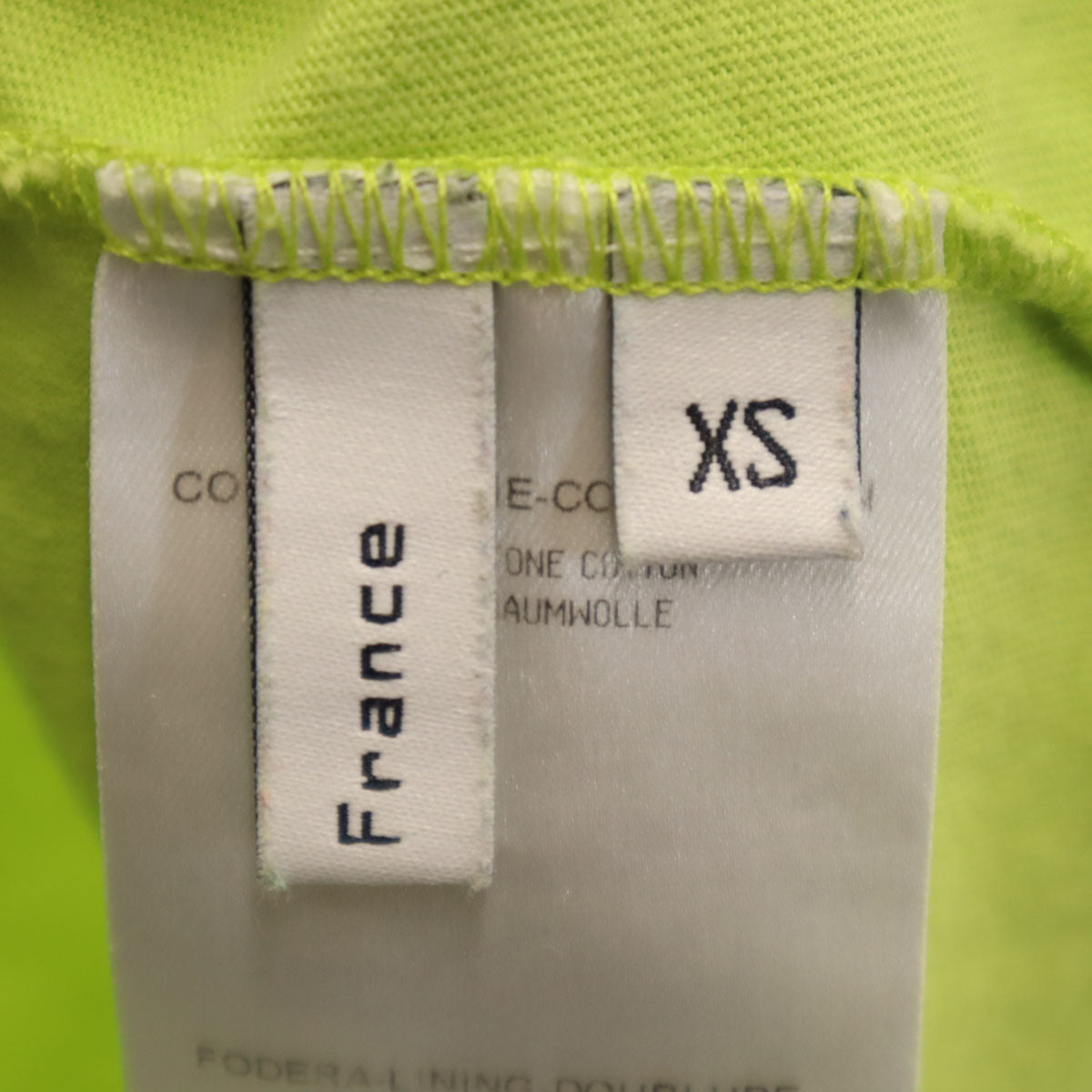 BALENCIAGA French Tank Top Green Size XS