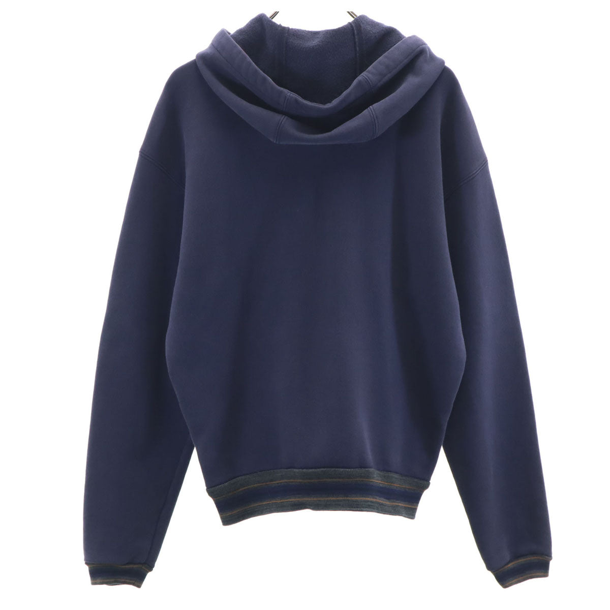 PRADA Italian Long Sleeve Zip Hoodie Navy Size S