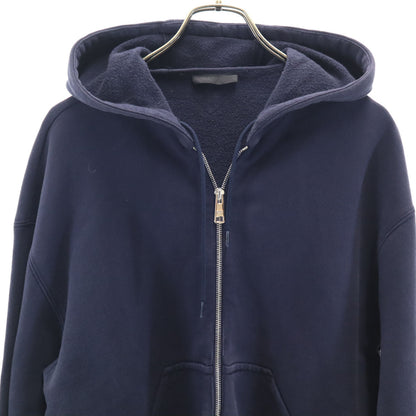 PRADA Italian Long Sleeve Zip Hoodie Navy Size S