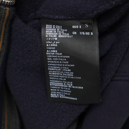 PRADA Italian Long Sleeve Zip Hoodie Navy Size S