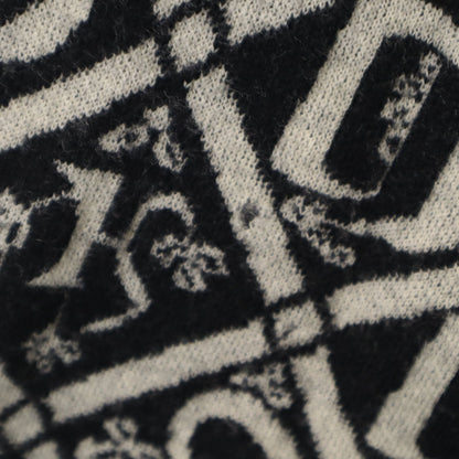 YVES SAINT LAURENT 90s All-Over Pattern Sweater Black Size L
