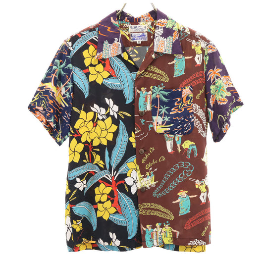 SUN SURF Beams Boy Aloha Shirt Hawaiian Print Multi Size M