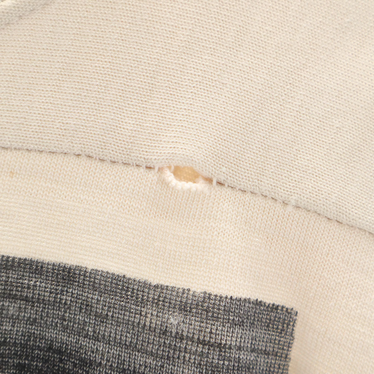 60s Vintage Football Long Sleeve T-Shirt Beige