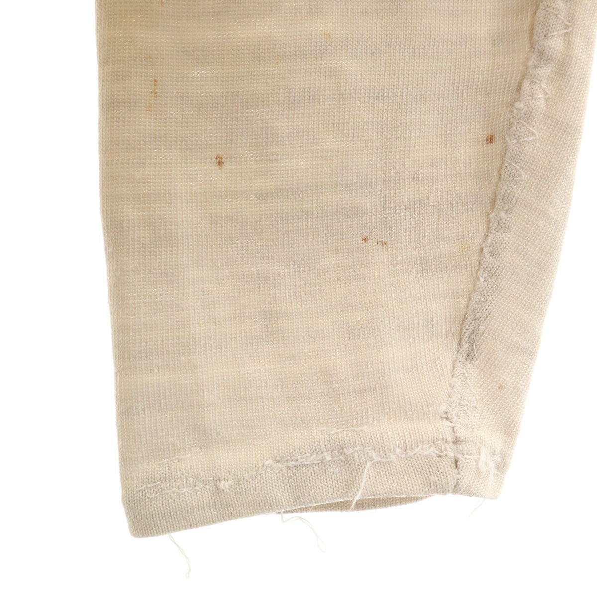 60s Vintage Football Long Sleeve T-Shirt Beige