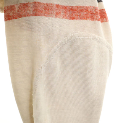 60s Vintage Football Long Sleeve T-Shirt Beige