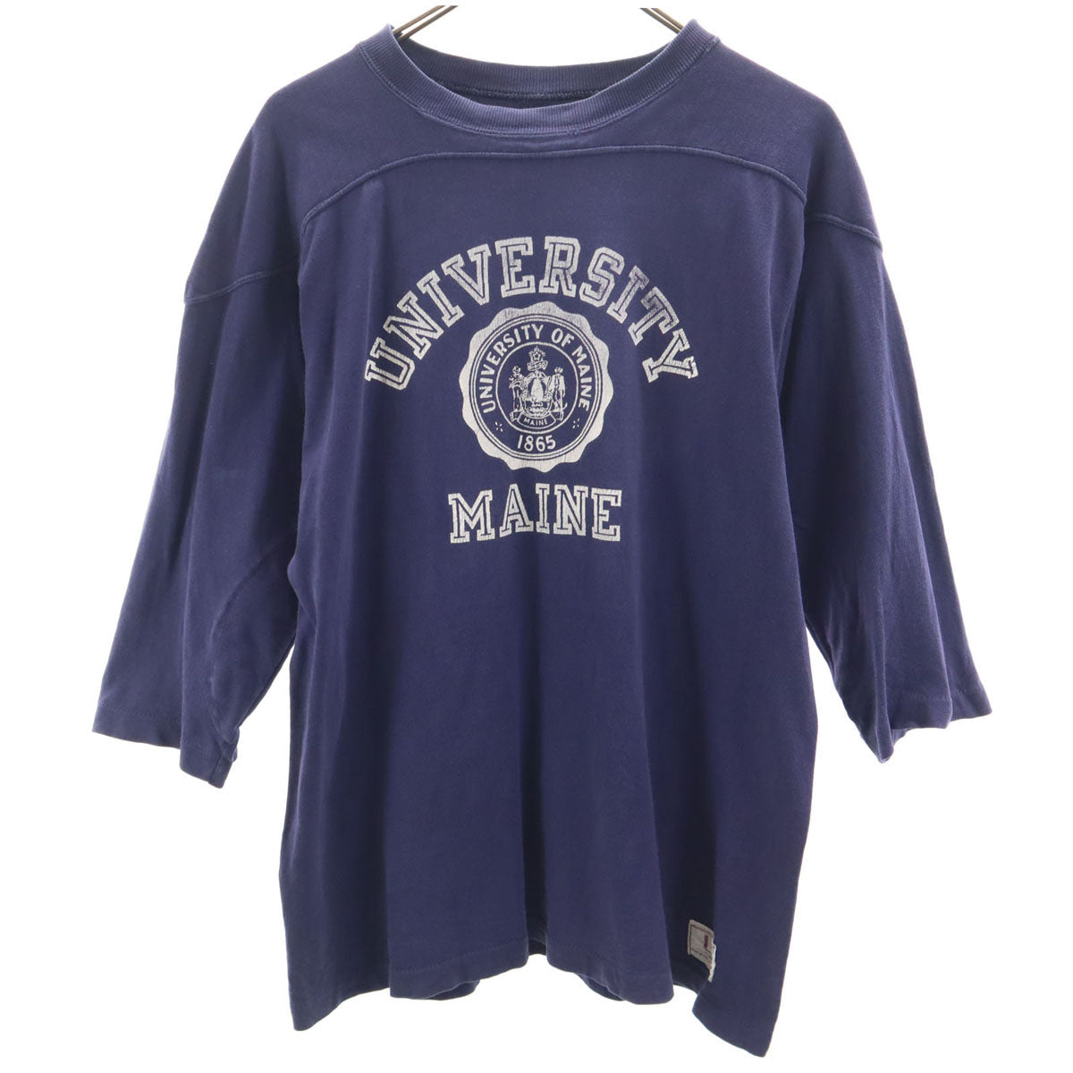 Champion 60s Vintage UNIVERSITY MAINE Sleeve T-Shirt Size L