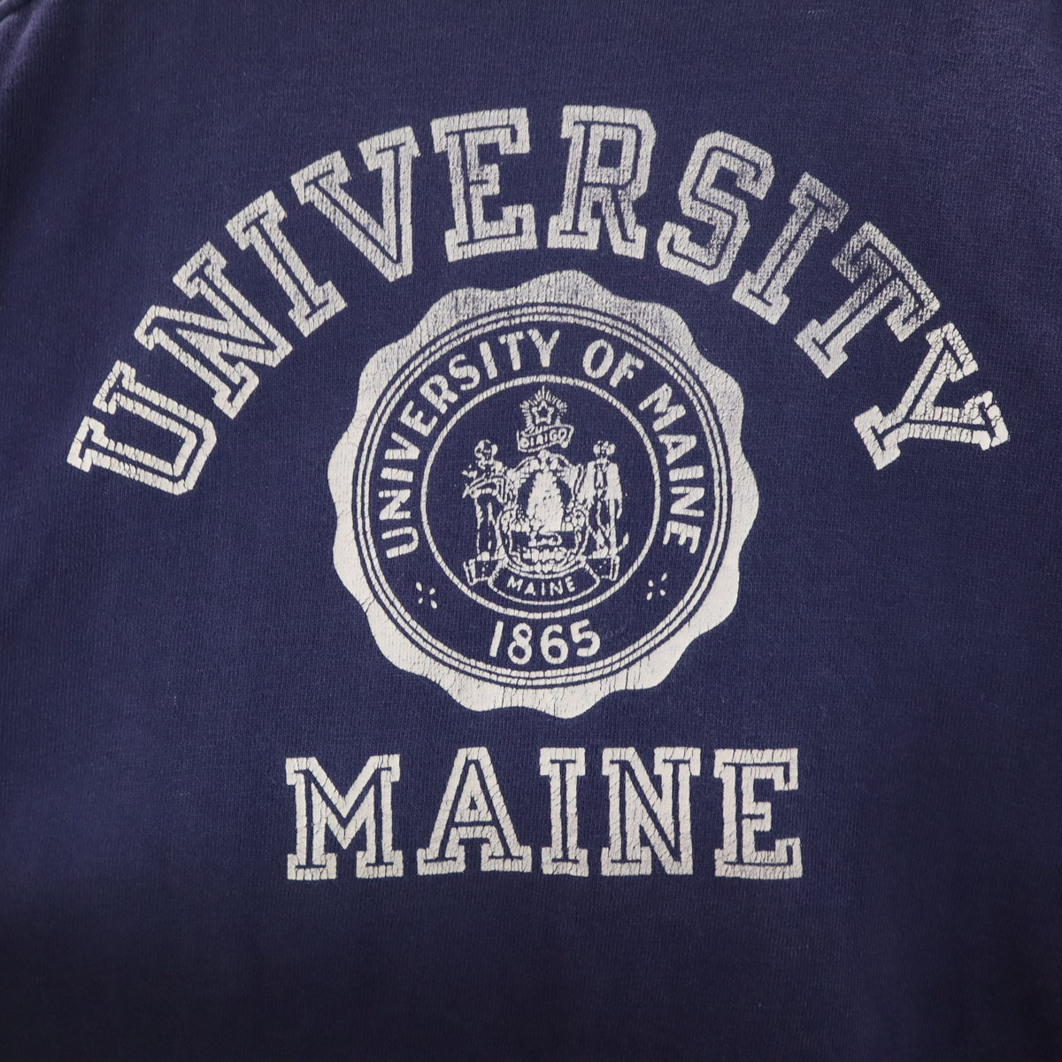 Champion 60s Vintage UNIVERSITY MAINE Sleeve T-Shirt Size L