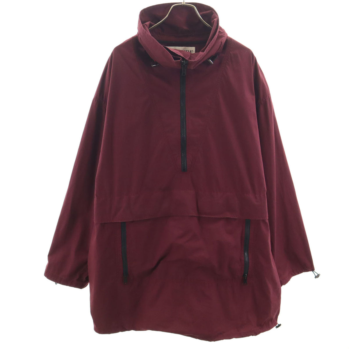 INSCRIRE Made in Japan Pullover Anorak Wine Red Size M
