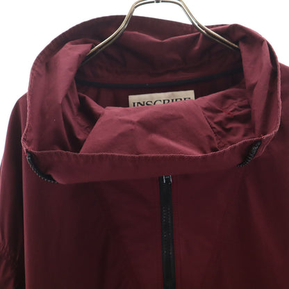 INSCRIRE Made in Japan Pullover Anorak Wine Red Size M