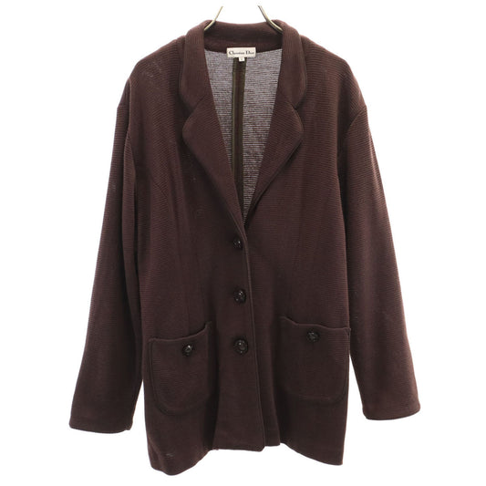 Christian Dior 90s Vintage Long Sleeve Knit Cardigan Size L