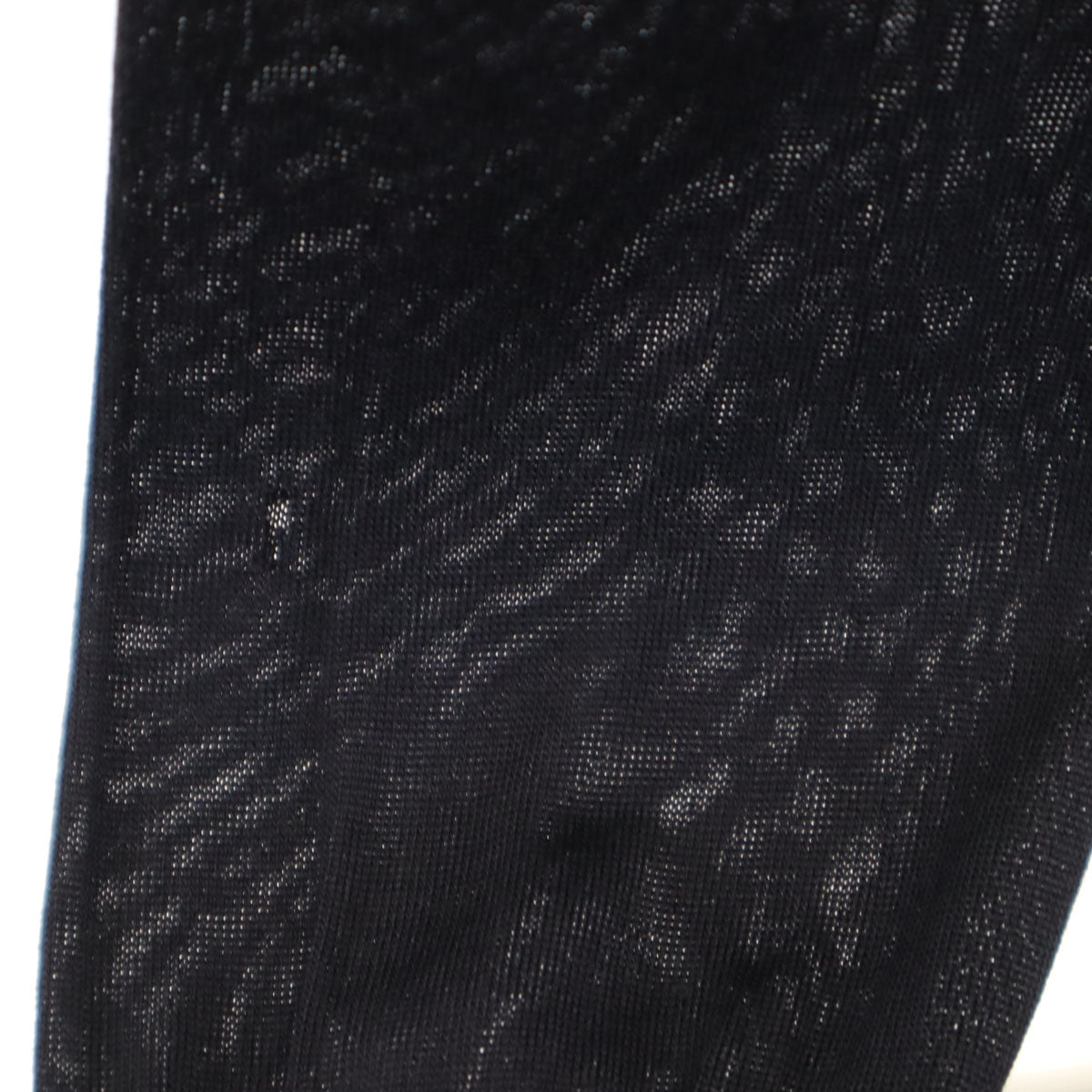 HERMES Italian Silk V-Neck Knit Cardigan Black Size L