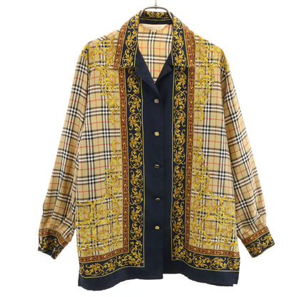 Burberrys 90s Nova Check Long Sleeve Shirt Beige Size JP 7