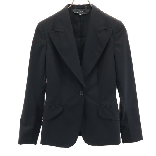 GUCCI Italian Tailored Blazer Black Size 38