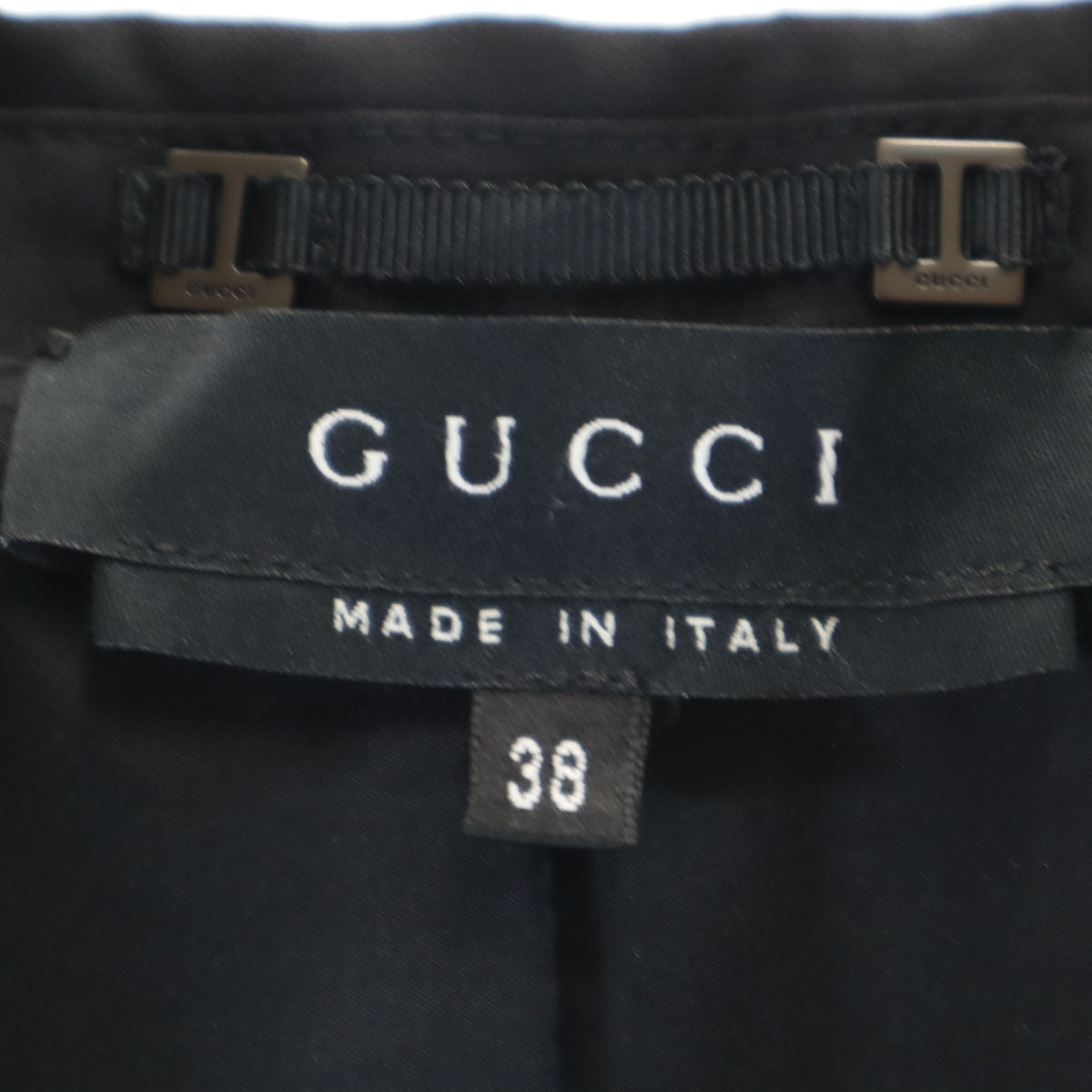 GUCCI Italian Tailored Blazer Black Size 38