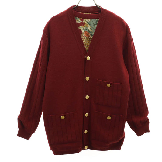 Salvatore Ferragamo 90s Vintage Red Sleeve Ensemble Size M