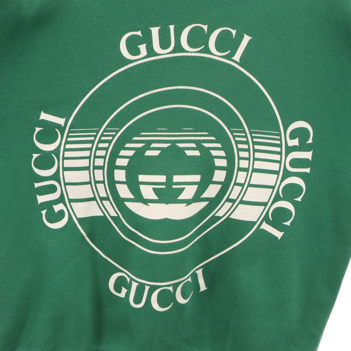 GUCCI Italian Made Long Sleeve Sweatshirt Green Size S