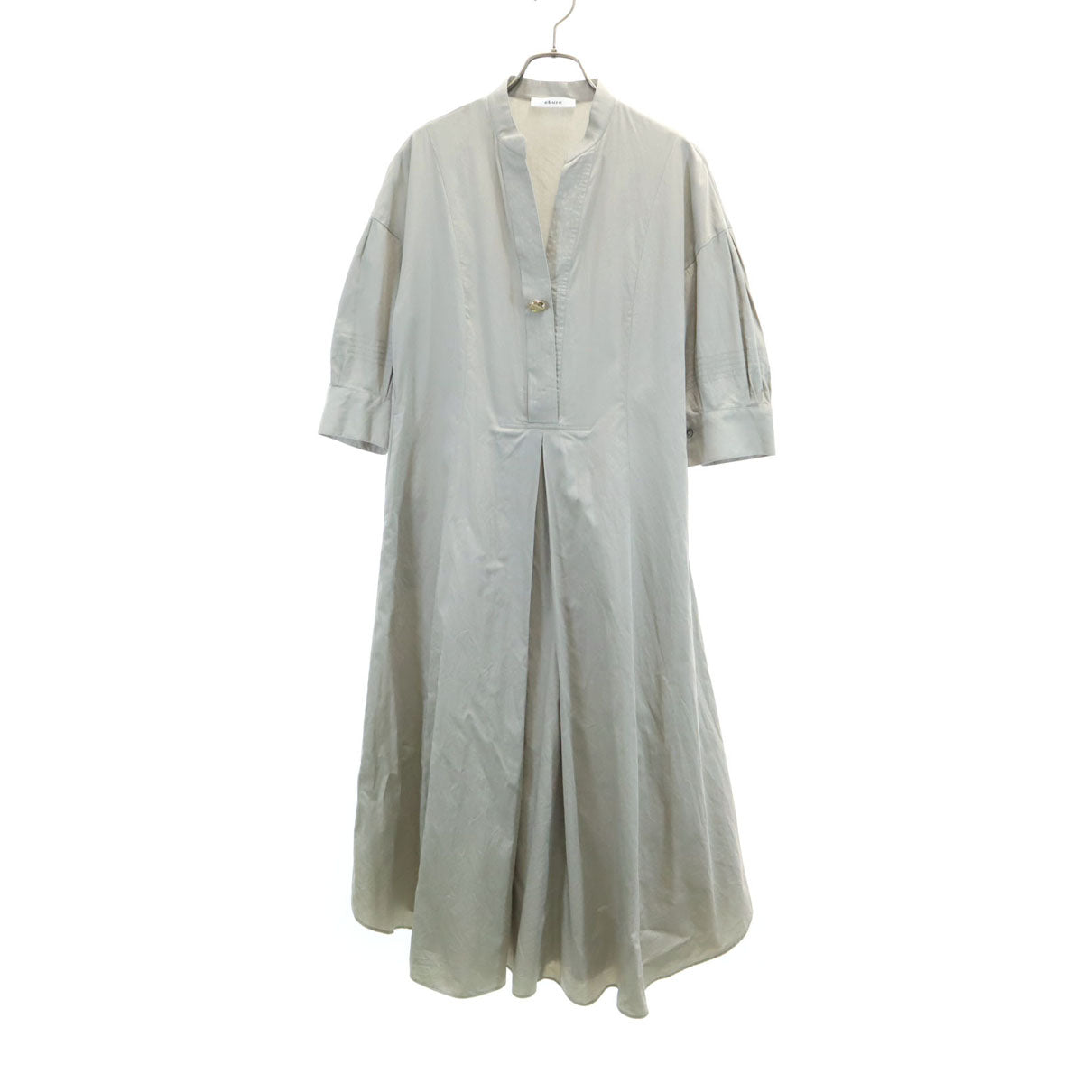 ebure 3/4 Sleeve Gray Maxi Dress Size 36
