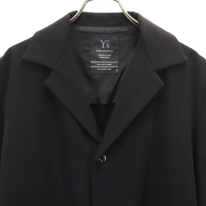 Y's Lapel Jacket Black Size JP 3