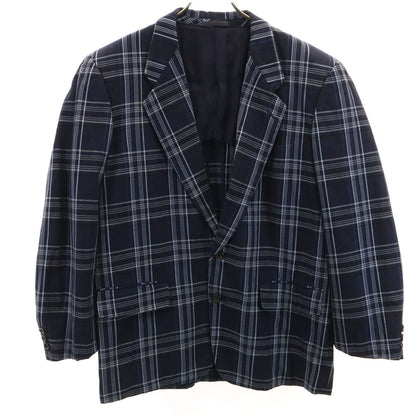 COMME des GARCONS HOMME 80s 90s Checkered Blazer Navy Size M