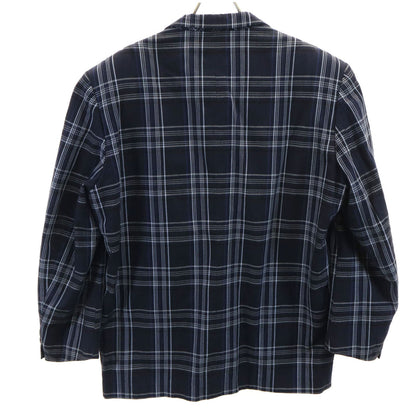 COMME des GARCONS HOMME 80s 90s Checkered Blazer Navy Size M