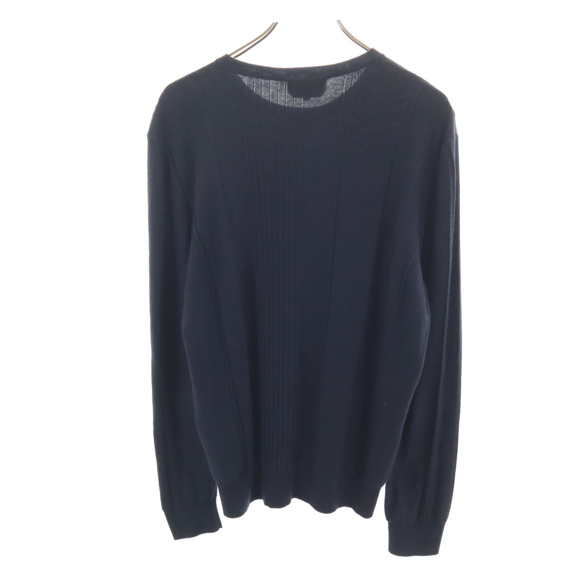 HERMES Italian Cashmere Blend Sweater Navy Size L
