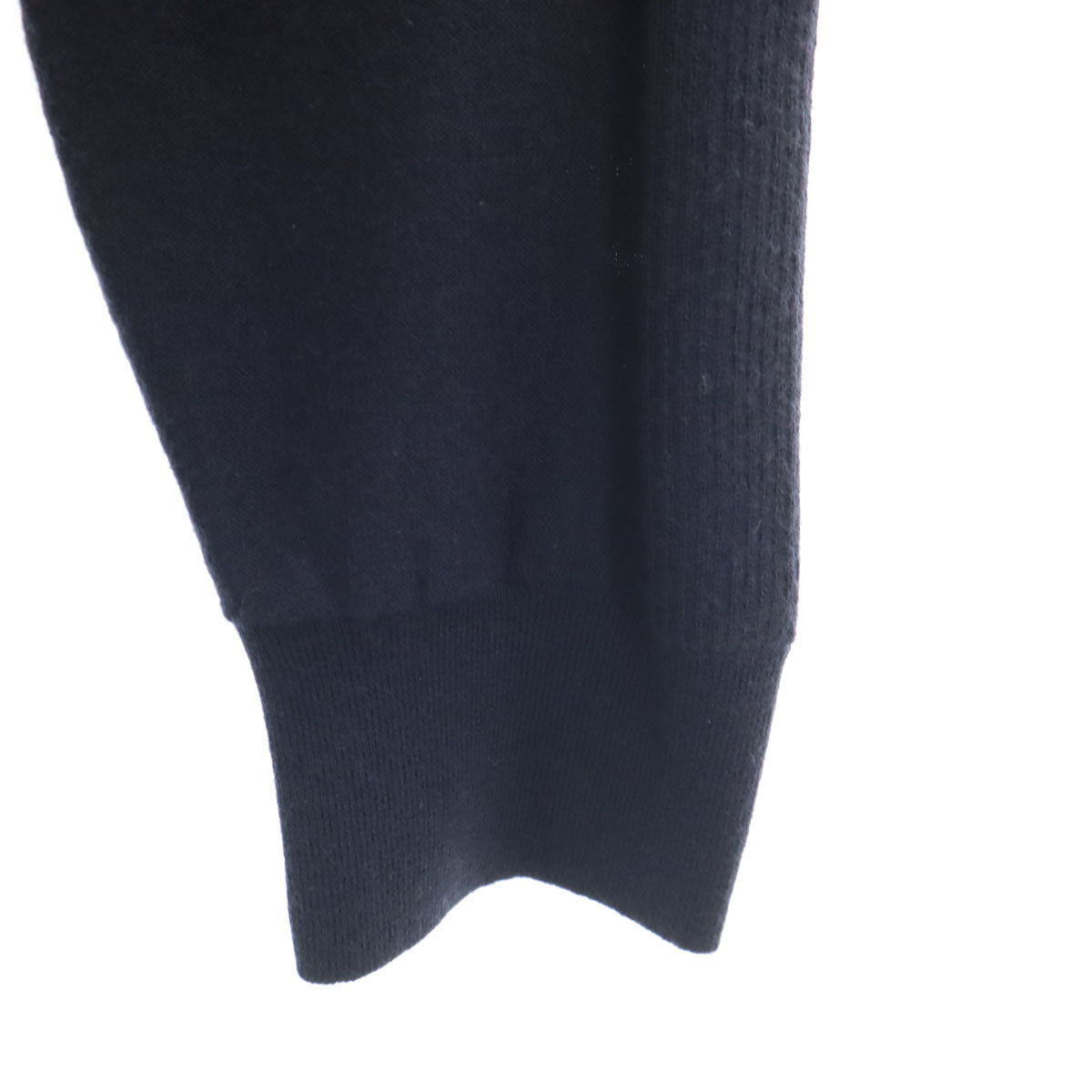 HERMES Italian Cashmere Blend Sweater Navy Size L