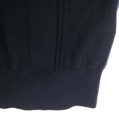 HERMES Italian Cashmere Blend Sweater Navy Size L