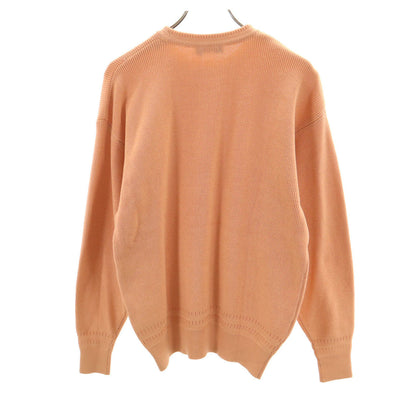 Christian Dior SPORTS 90s Long Sleeve Pale Orange Sweater Size M