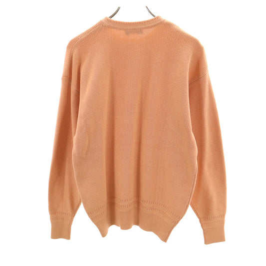 Christian Dior SPORTS 90s Long Sleeve Pale Orange Sweater Size M