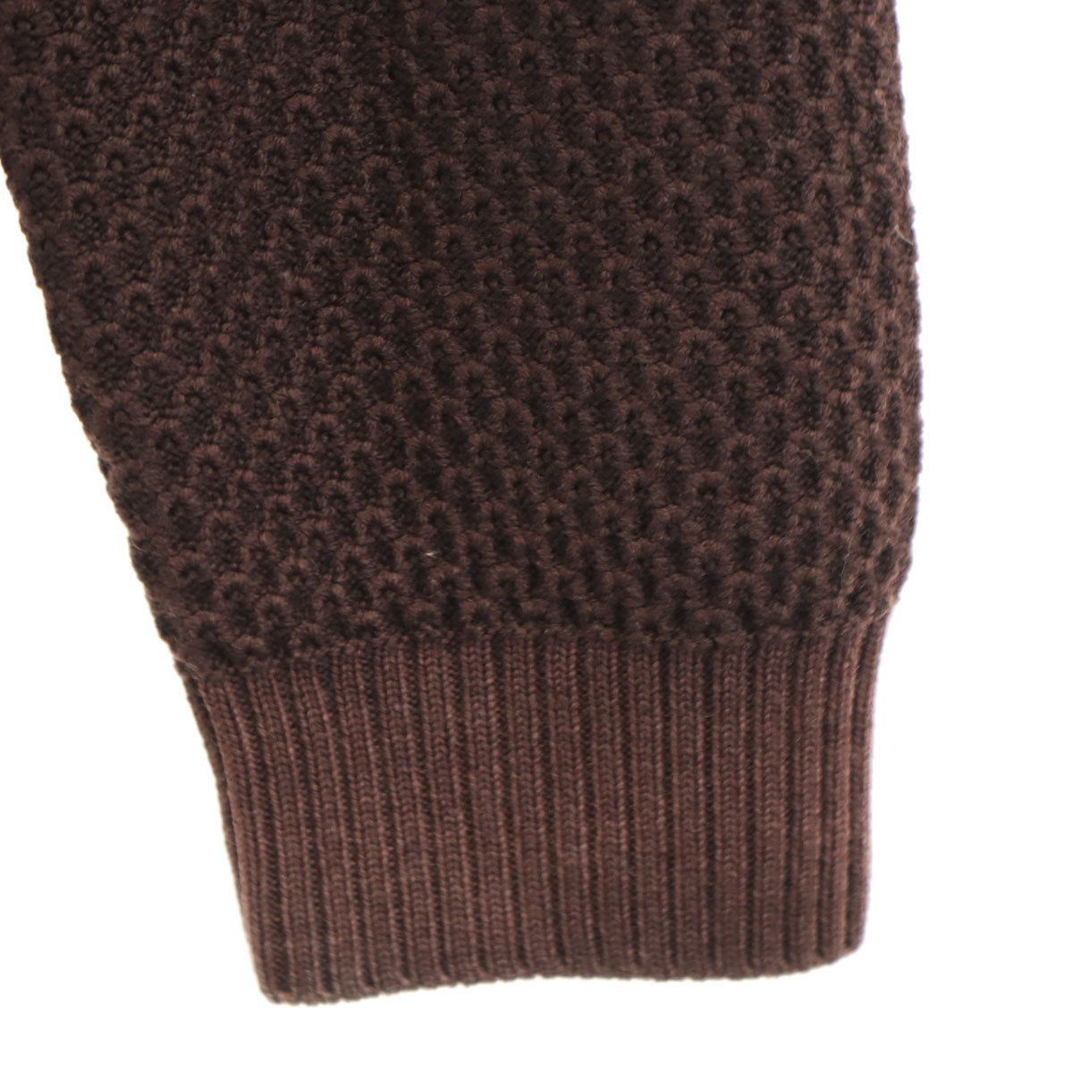 LOUIS VUITTON Italian Long Sleeve Sweater Brown Size L