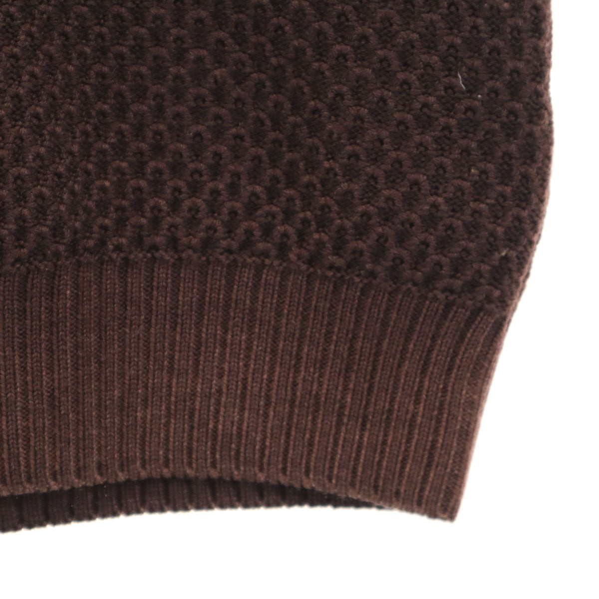 LOUIS VUITTON Italian Long Sleeve Sweater Brown Size L