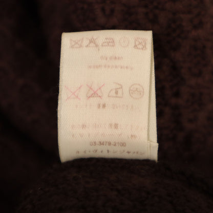 LOUIS VUITTON Italian Long Sleeve Sweater Brown Size L