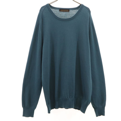 LOUIS VUITTON Made in Italy 100% Sweater Blue Size XXL