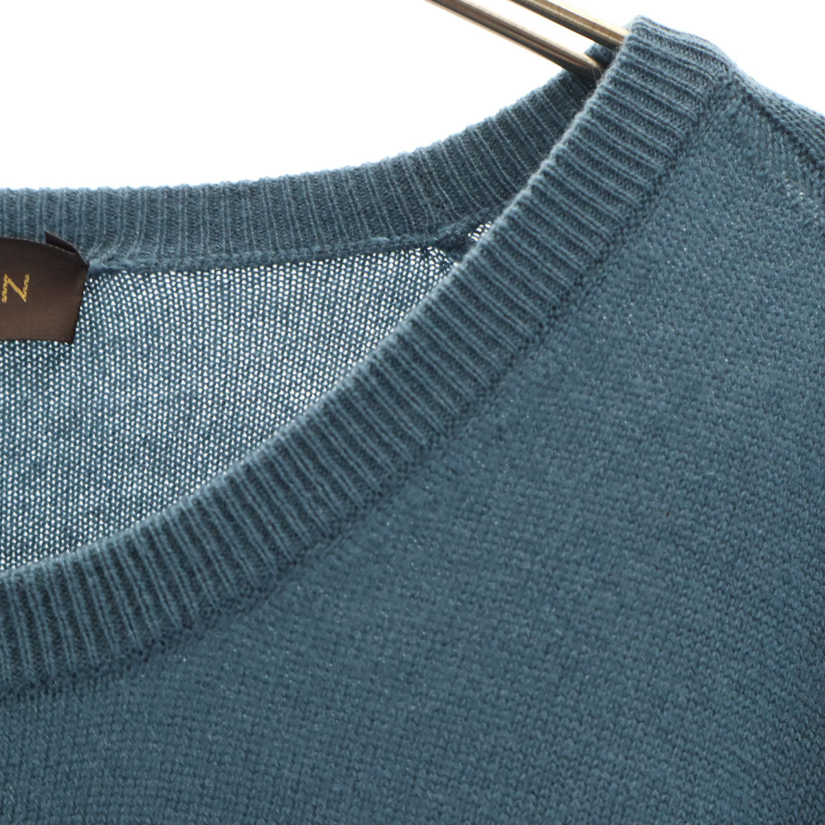 LOUIS VUITTON Made in Italy 100% Sweater Blue Size XXL