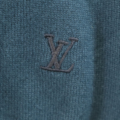 LOUIS VUITTON Made in Italy 100% Sweater Blue Size XXL