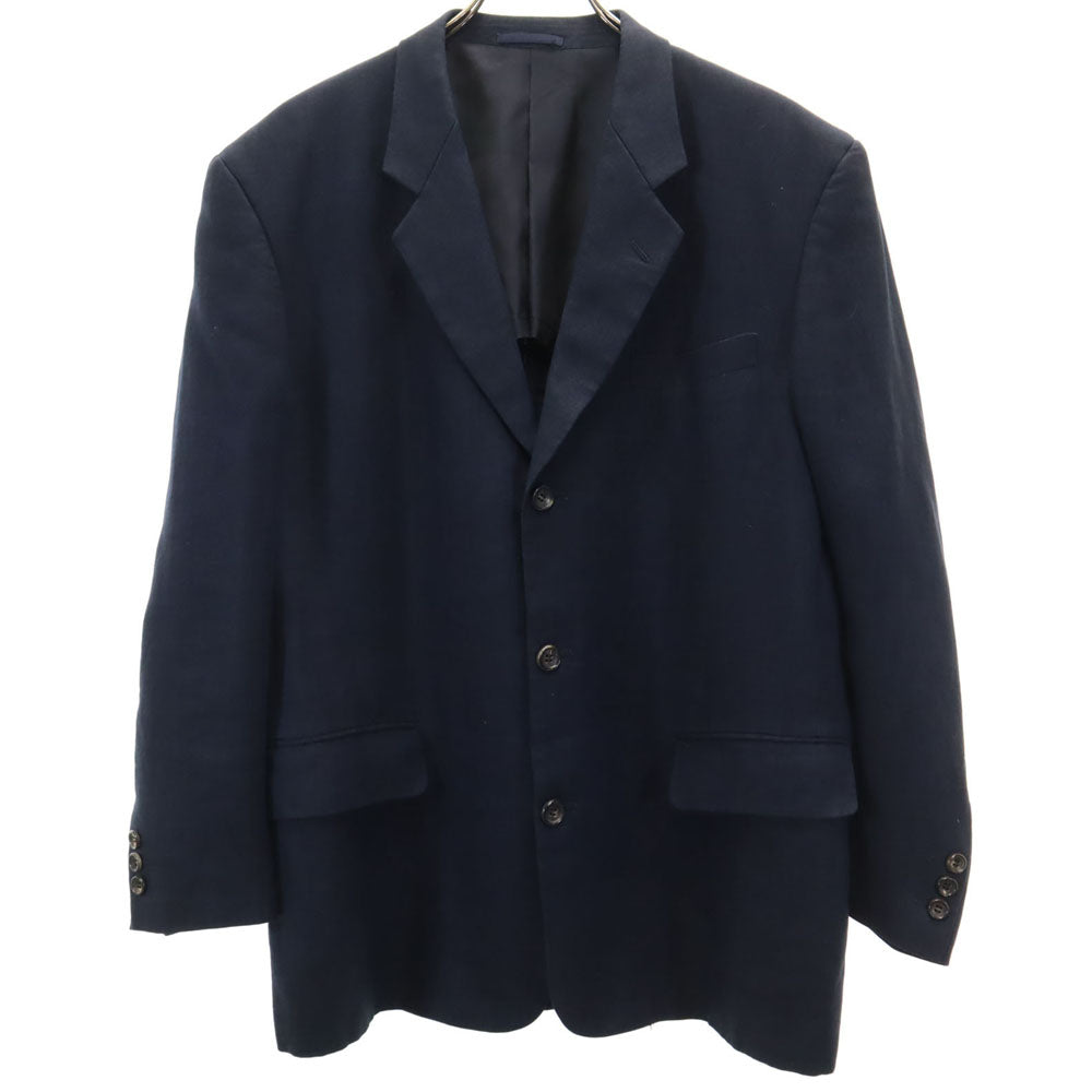 COMME des GARCONS HOMME 90s Linen Blazer Navy Size M